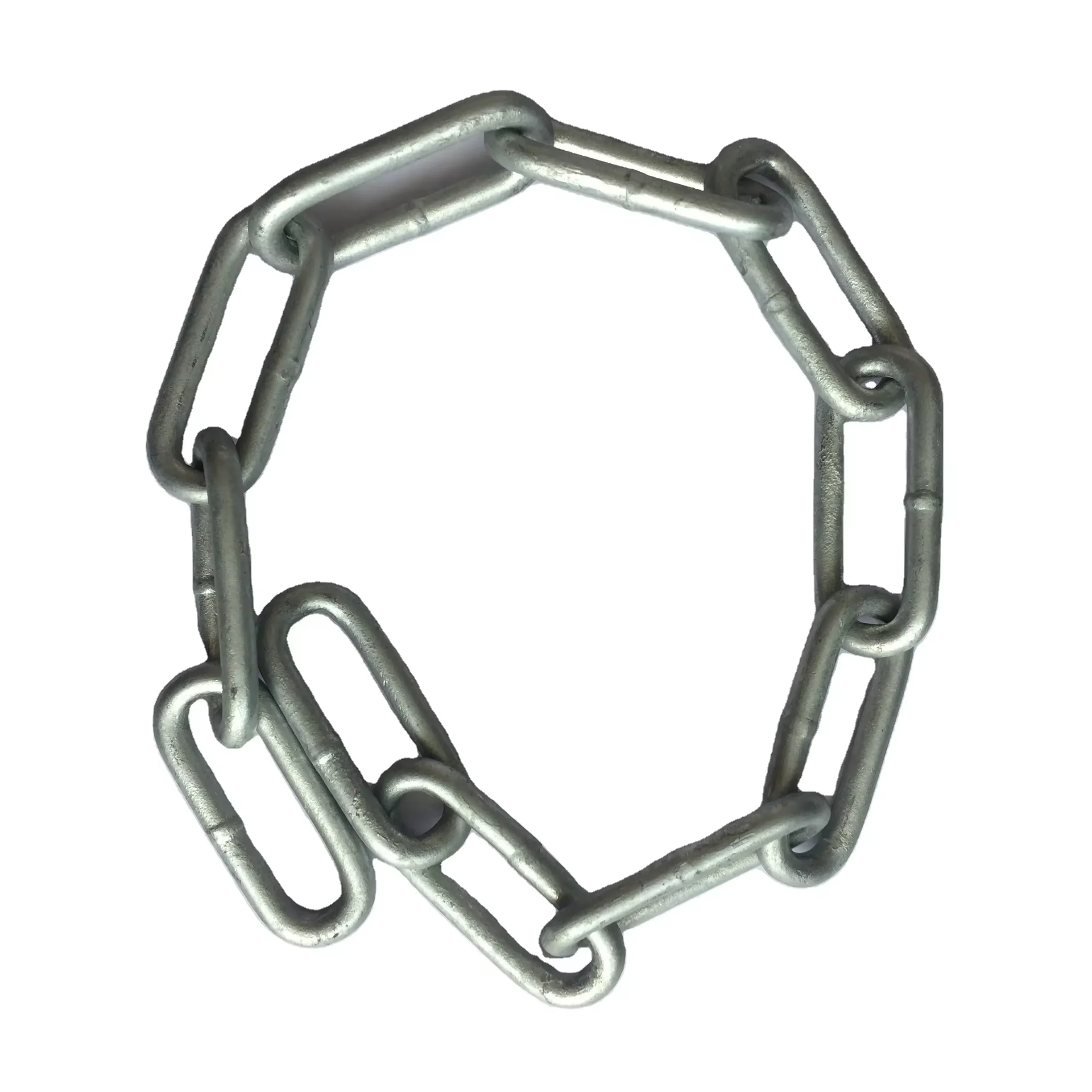 Q235/Q195 Galvanized Steel 2MM 3MM 4MM 5MM 6MM 7MM 8MM 10MM 12MM DIN5685C Long Link Chain