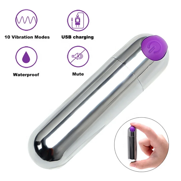Power bullet vibrator USB charge mini bullet vibrator g spot stimulator bullet vibrator