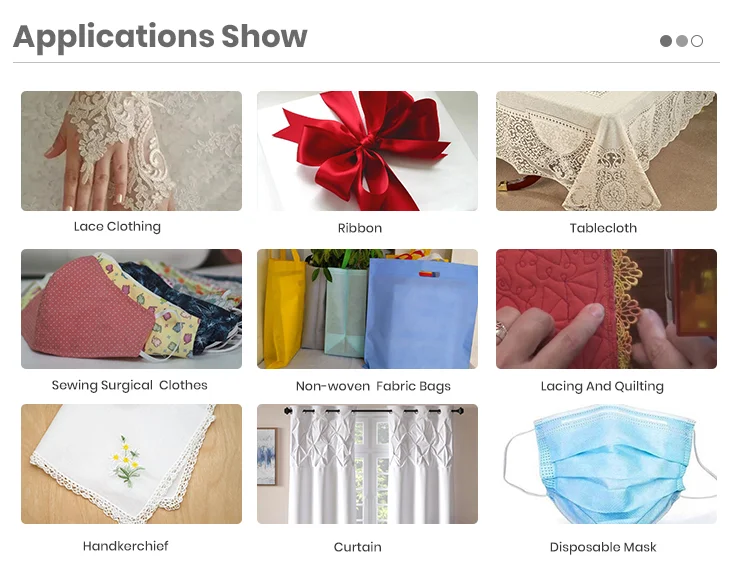 computerized lace making machine high speed ultrasonic sewing machines