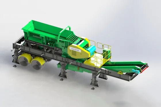 500TPH mobile crusher plant