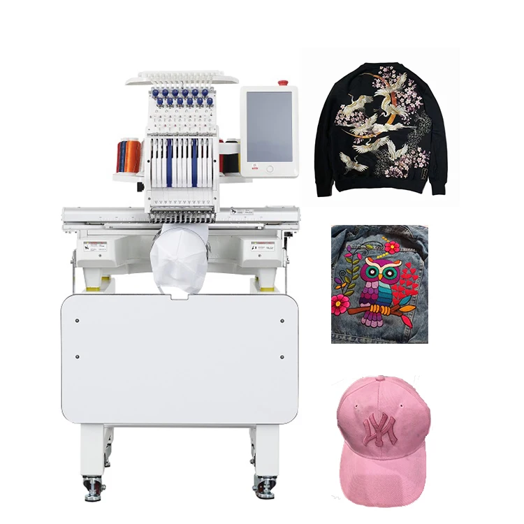 Yeshi Complete Accessories High Quality Industrial Automatic Computerized Embroidery Machines For Cap Garments Clothing