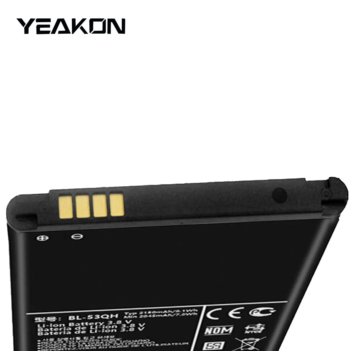 Universal Smart Phone Lithium Battery BL-53QH for LG Optimus L9 4X HD 3.8V 2150mah Digital Battery