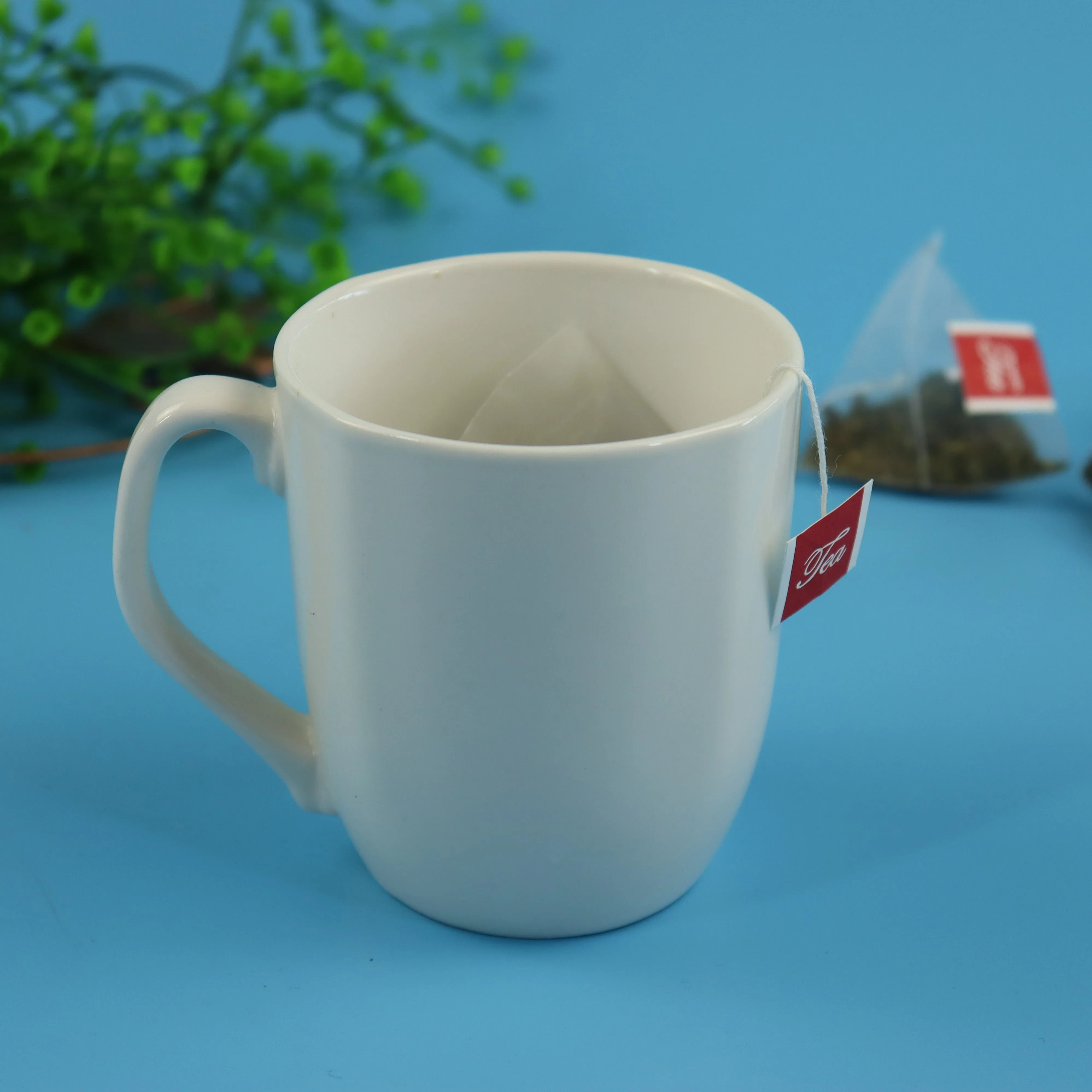 Organic Green/Black Tea Packaging High Quality Nylon Pyramid Bag