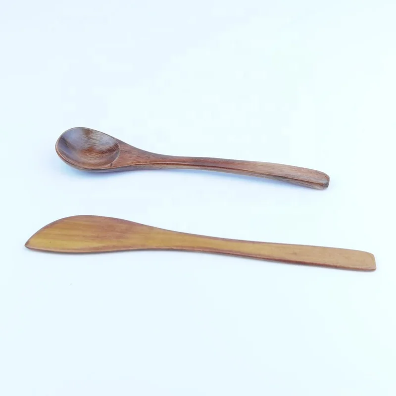 eco friendly 4inch 9.5cm 10cm nature skin care face mask mixing bowl kitchen salad rice wooden bowl