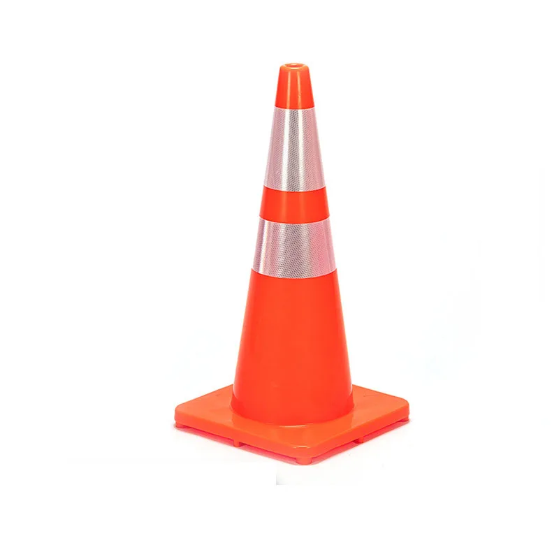 Branded Large Construction Tall Skinny Cylinder Road Divider Danger Orange Hazard Traffic Cones Polisi Barrier Pole