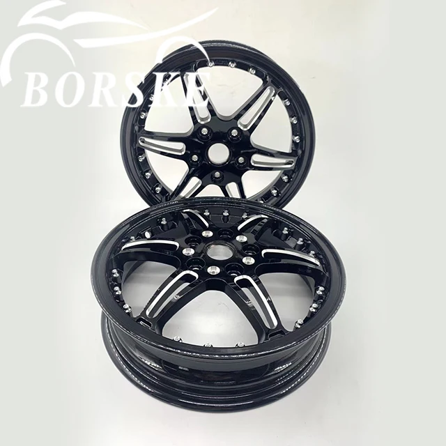 Forging wheel aluminum alloy dual disc rotors refitted 18 21 23 26 inch motorcycle wheel rim for Harley Davidson