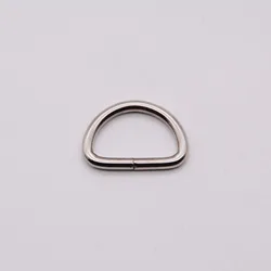 Factory direct production Metal D-Rings D Ring Loop Buckle For Bag Backpack