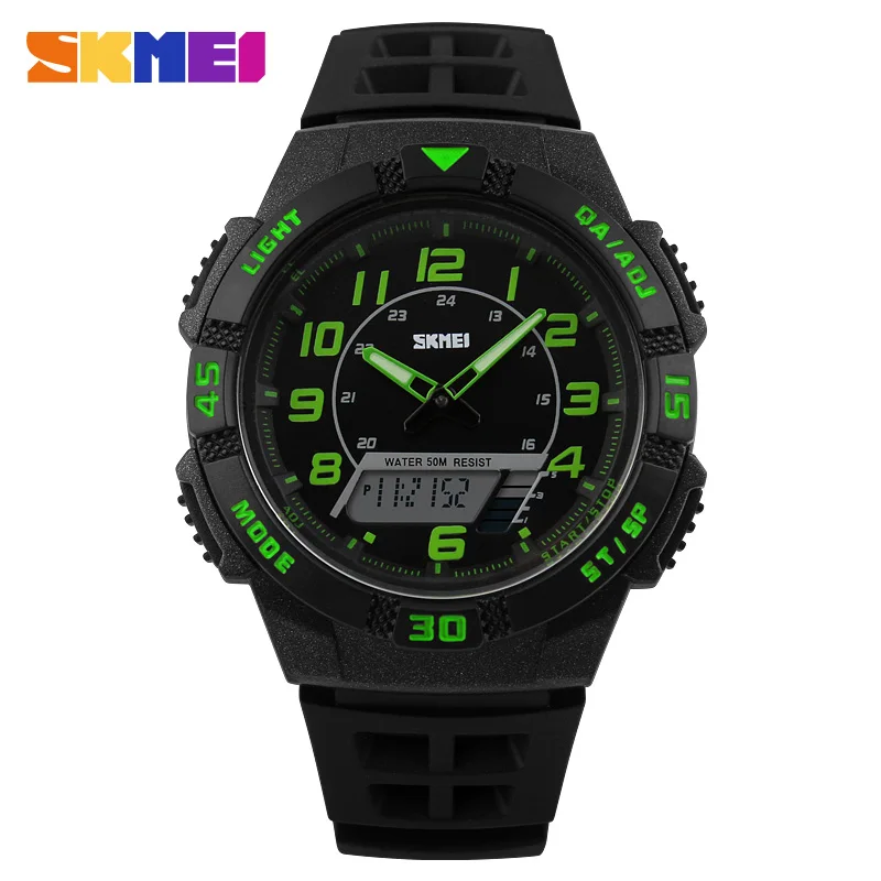 SKMEI 1065 спортивные часы для мальчиков наружного использования Relojes Hombre Sports 50M водонепроницаемые цифровые Skmei брендовые качественные