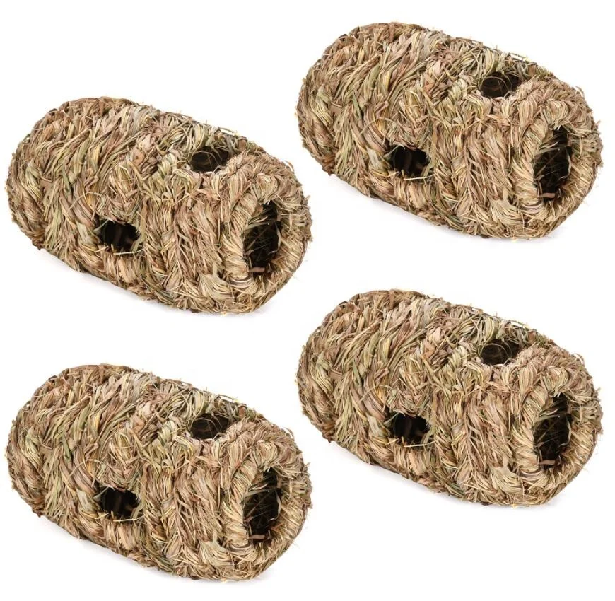Hamster Gerbil Chinchillas Guinea Pig Chipmunk Squirrel Hedgehog Mice Other Small Animals Natural Straw Woven Grass Bunny nest