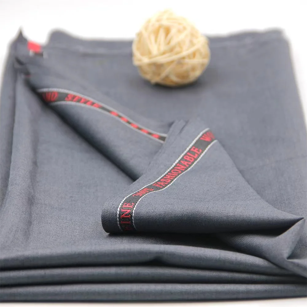 Wholesale price  ready stock solid color polyester viscose T/R fabric for mens suit