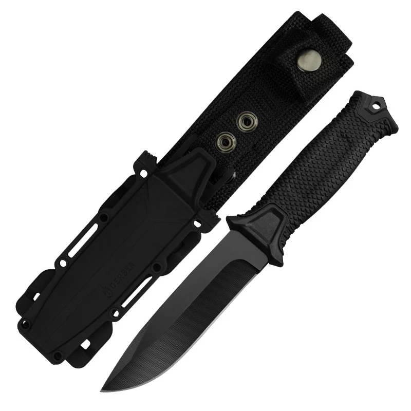Outdoor New Camping Folding Knife Portable Multifunctional Pocket Knife Handle Knife with Window Breaker Secant Aluminum Black