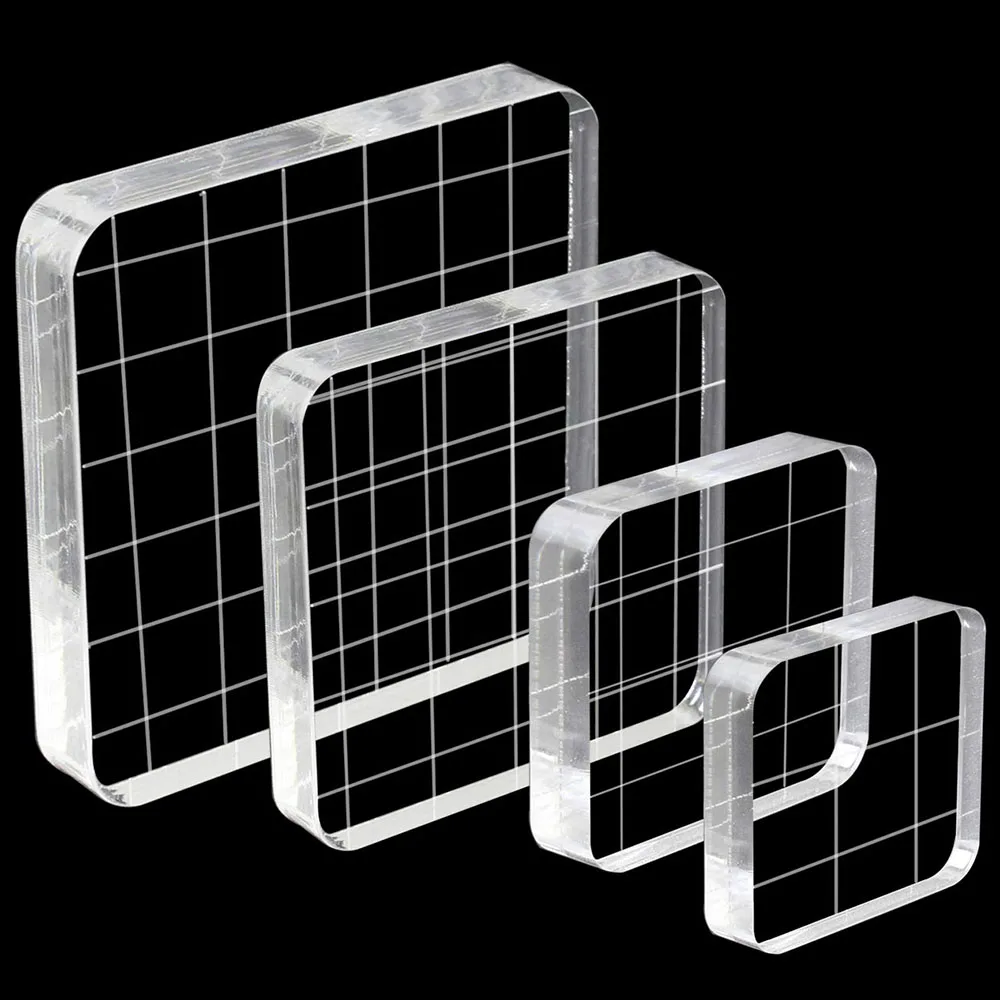 Clear Solid Acrylic Display Block