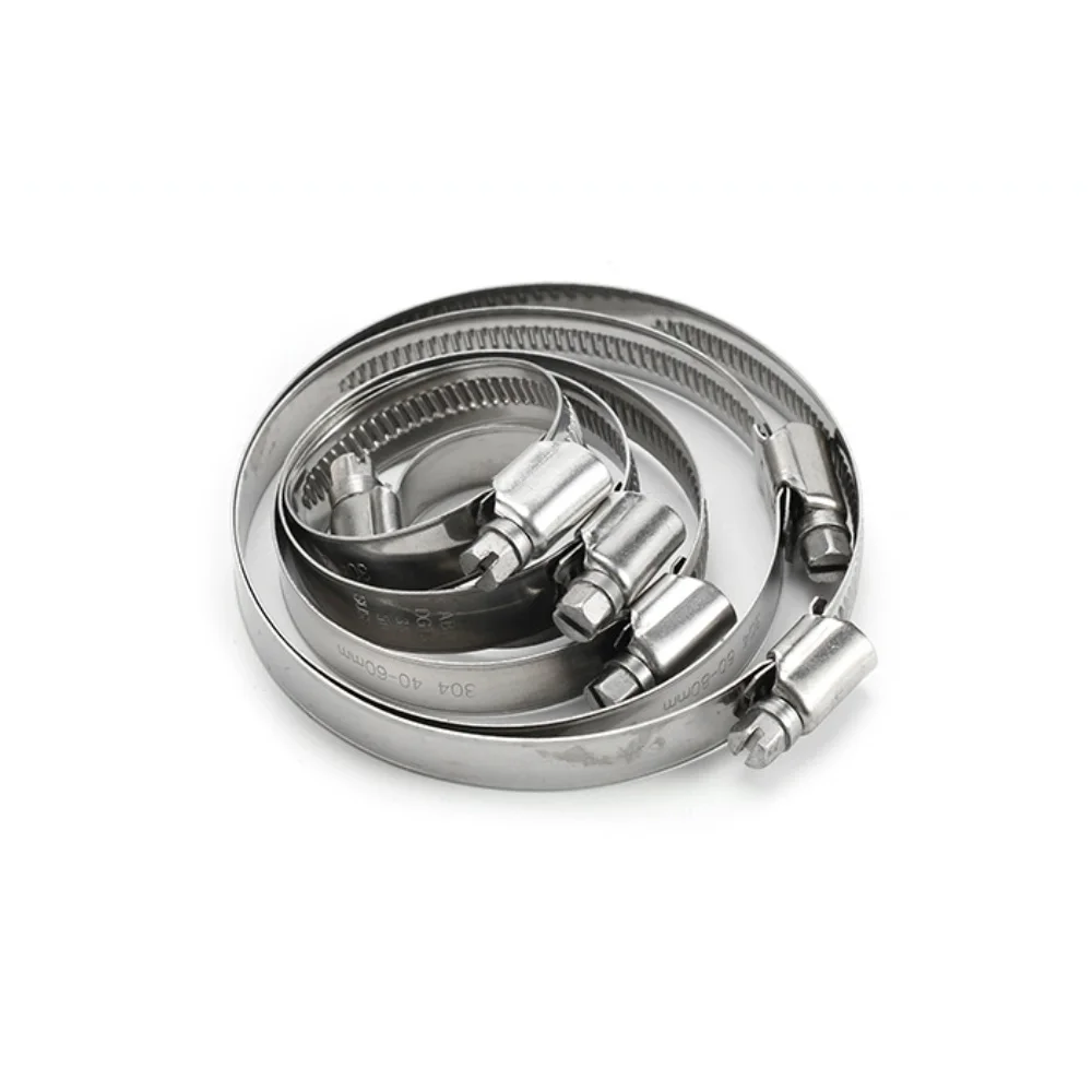 Heavy Duty 9mm Band Width W2 Germany Type Hose Clamp Worm Drive Clamp Automotive Hose Clamps