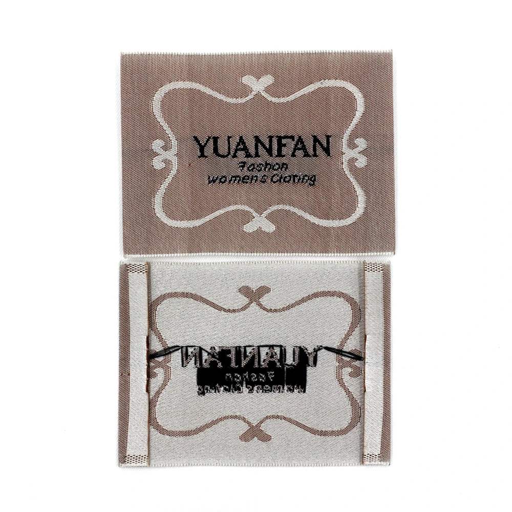 Factory Size Labels Black White Cotton Tags Woven Labels Fabric Garment Sewing Accessories Clothing Polyester for Baby 1000pcs