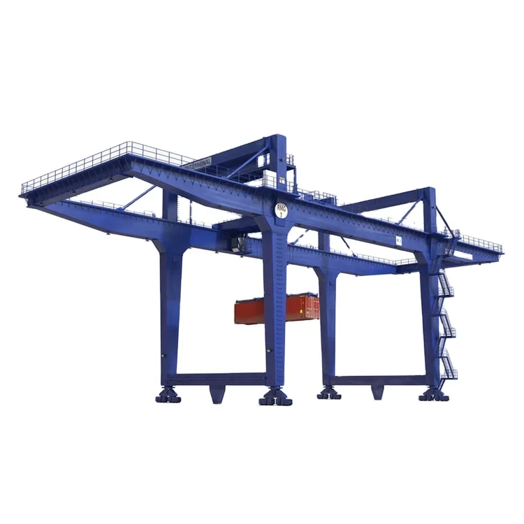 Safety And Reliable Steel Structure 45Ton Double Girder Container Rubber Tyre Gantry Crane price