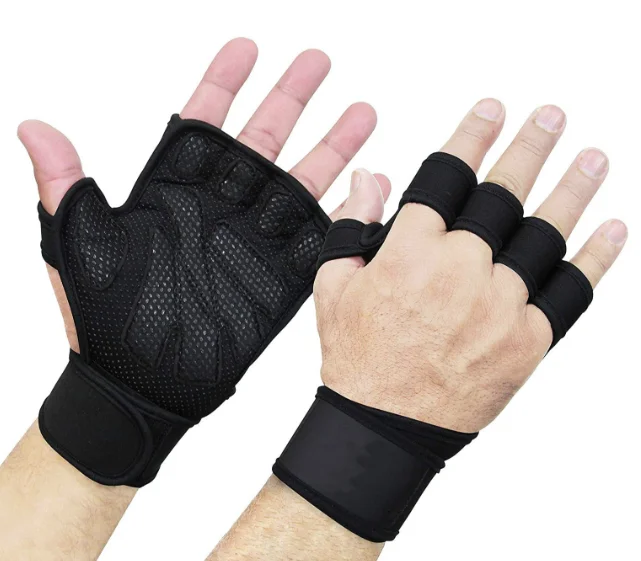 Weight lifting gym  Half finger wrist support