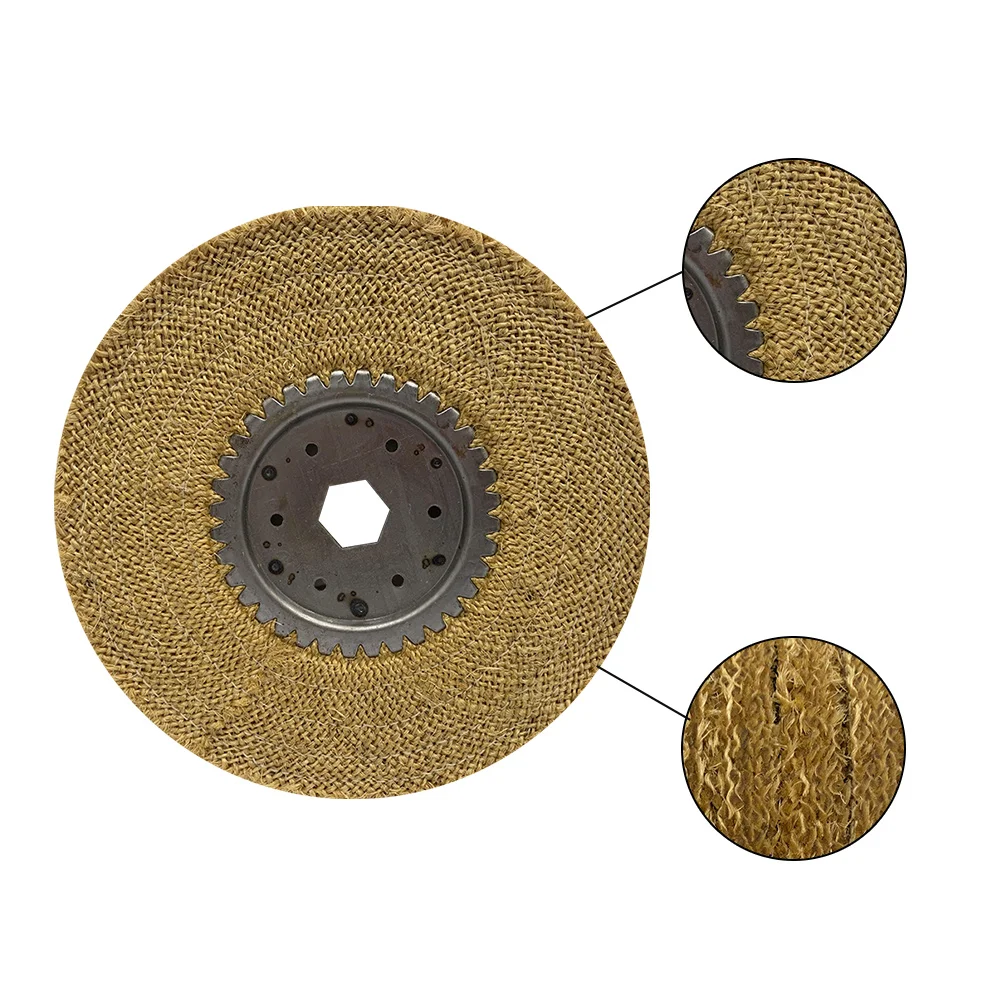 Natural Sisal Polishing Wheel Cloth For Polishing Wheels Fiber Disc For Stainless Steel