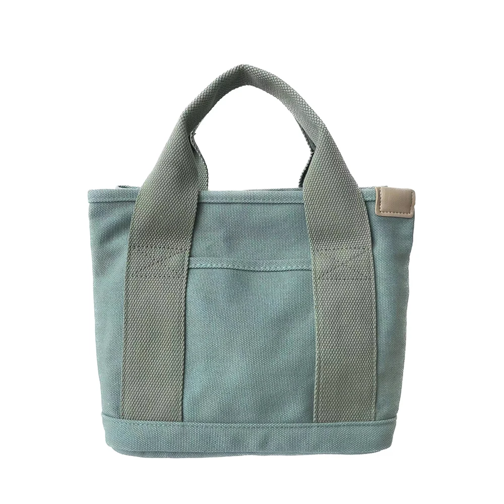 Canvas Crossbody Bag Organic 100% Cotton Mini Promotional Tote Bag