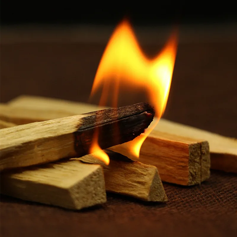  Organic Peru Palo Santo Holy Stick Best Nature Wood Aromatic Incense Purify Spiritual 7-10cm 5-9g Handmade