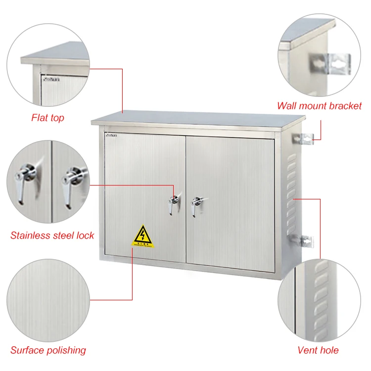 OEM big size enclosure box IP66  Outdoor enclosure waterproof metal  Industrial electrical Enclosure Box electrical box metal