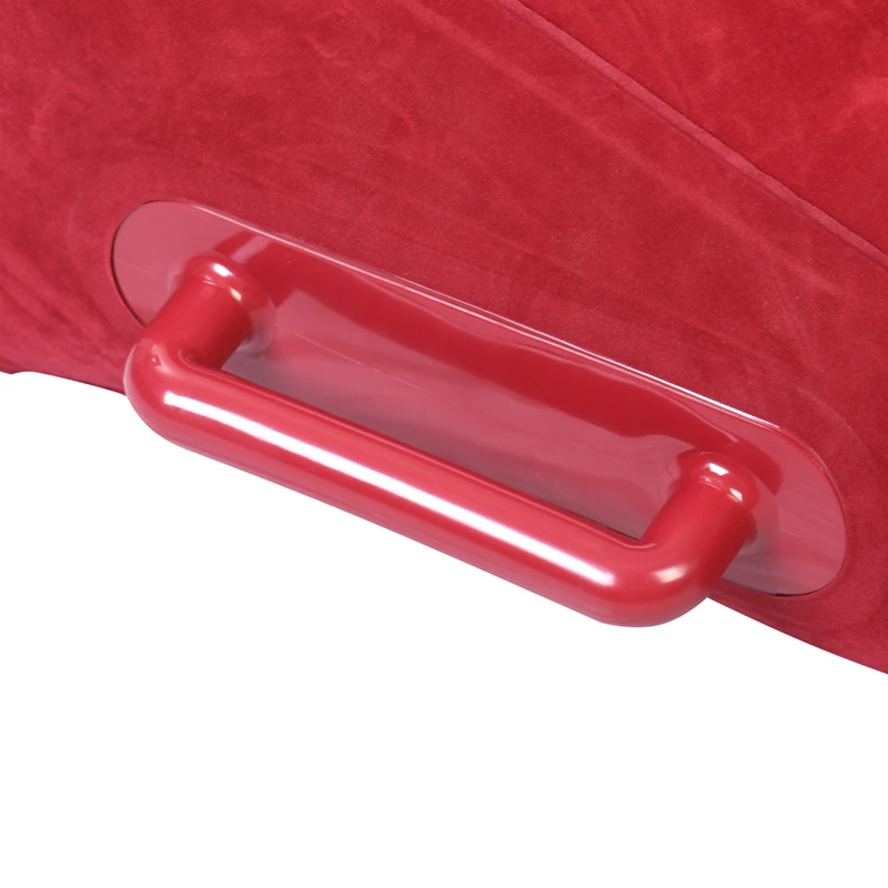  PVC inflatable deeper love position red triangle sex pillow with