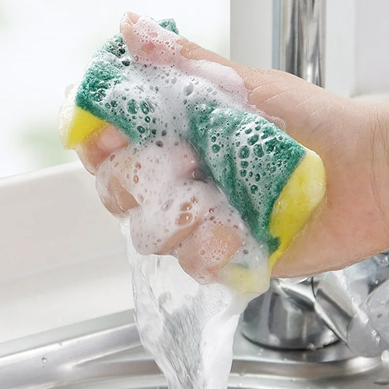  Custom Color Kitchen Magic Cleaning Scrub Sponge Household Cellulose