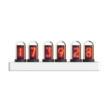 Мини-IPS цветной экран Nixie Tube цифровые часы мобильное приложение управления технологический Настольный будильник
