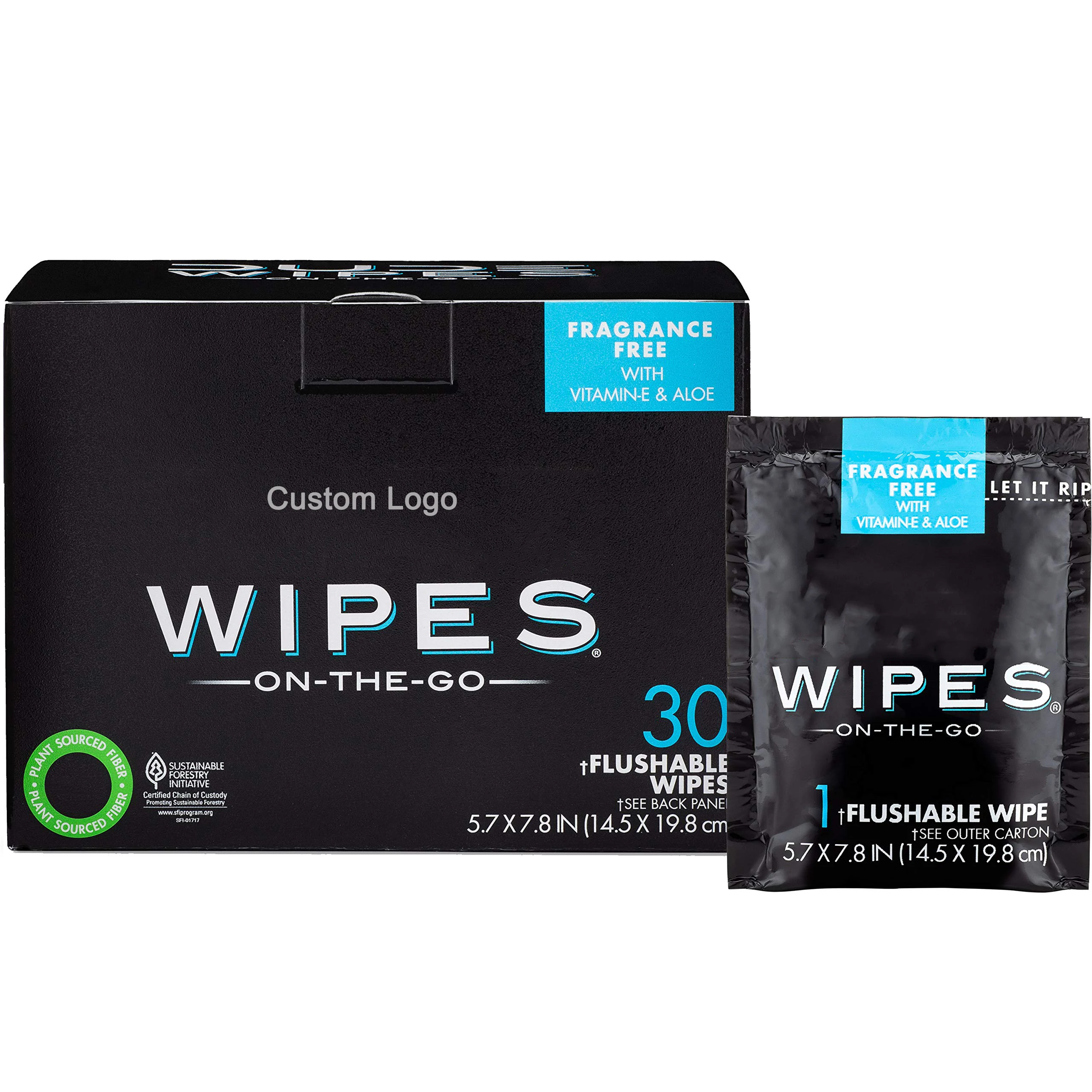 Одноразовые влажные салфетки с экстрактом алоэ