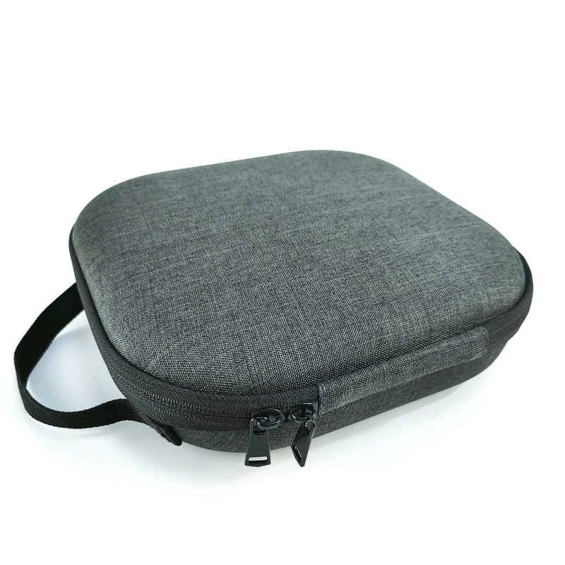 Custom Gray Wireless Earphone Storage box Travel Waterproof Portable Eva Headphone Case
