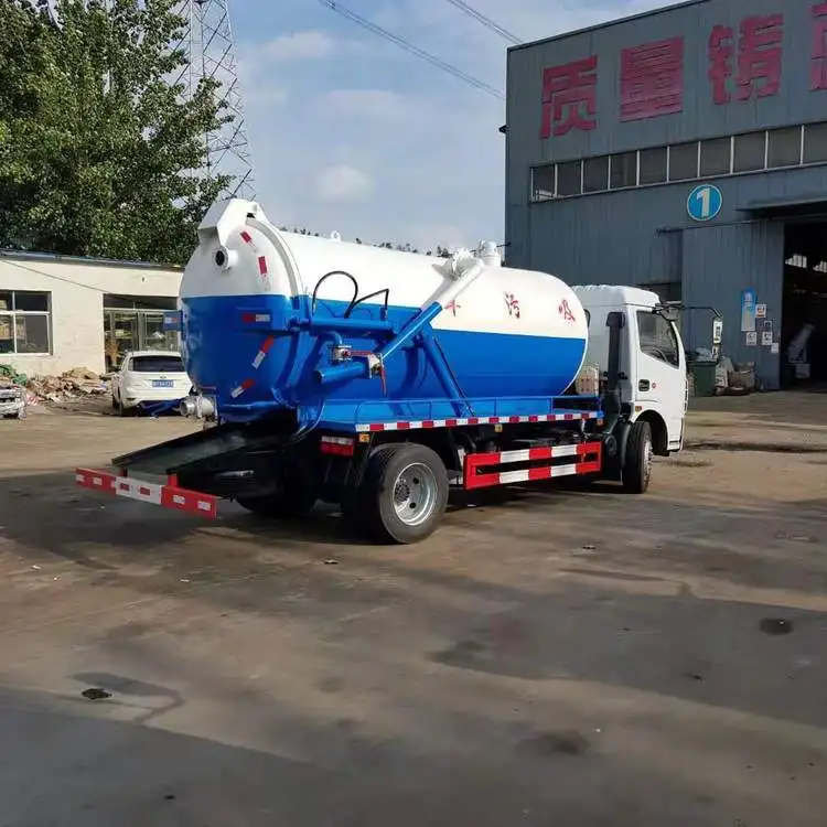 DFAC special vacuum pump 3000 liters sewage sucking truck