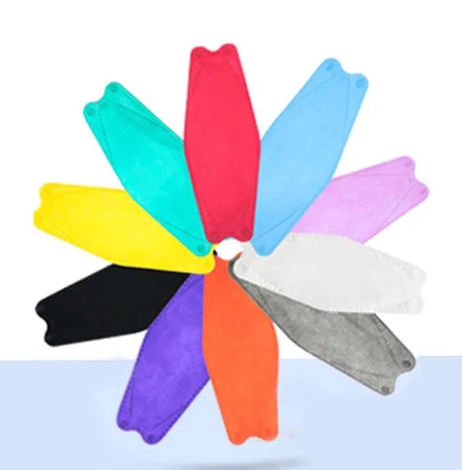 Одноразовая дышащая ткань для всей семьи, маска для очистки воздуха, против запотевания, цветная Марка