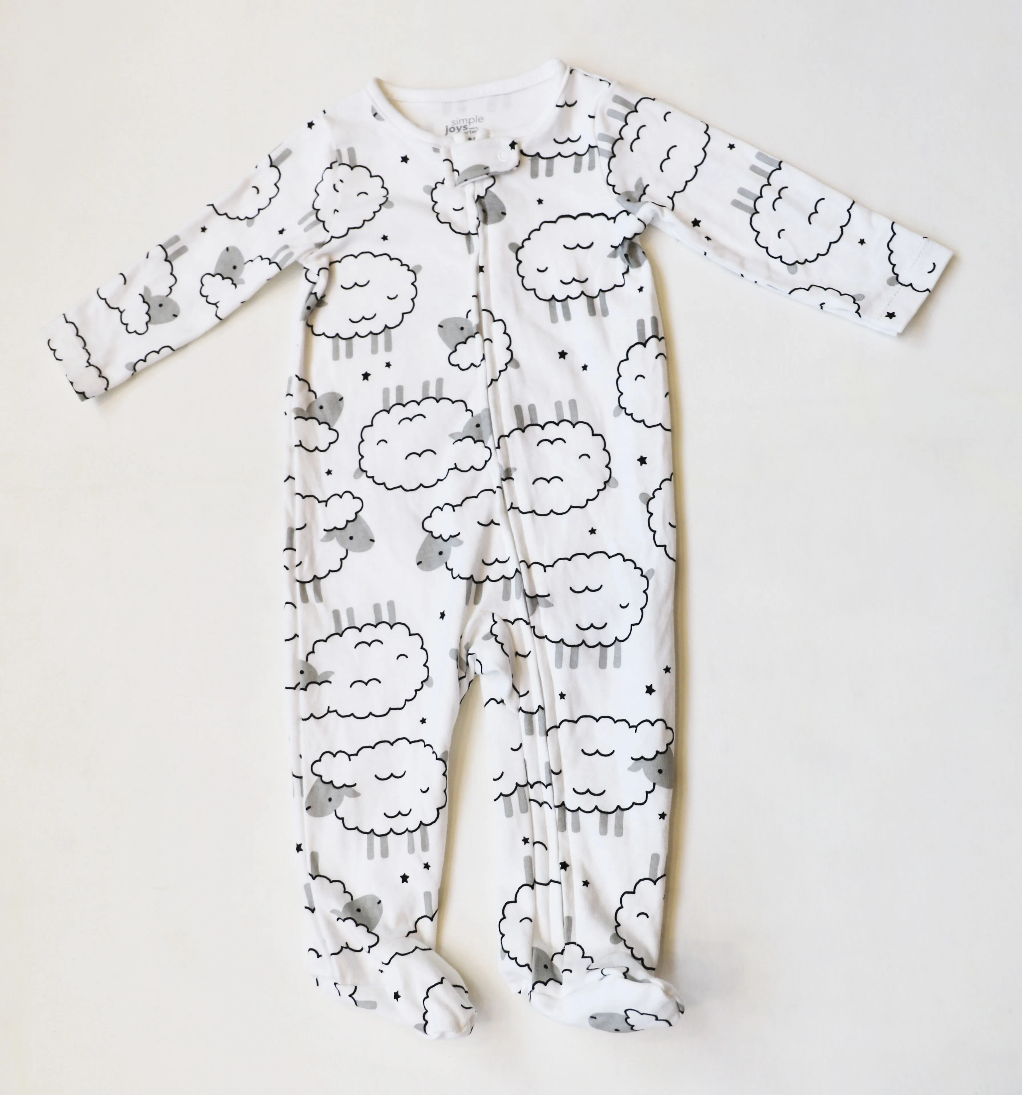 
Wholesale Knitted Long Sleeve Newborn Knitted Sleepwear with Zipper fox pattern baby boys girls romper 