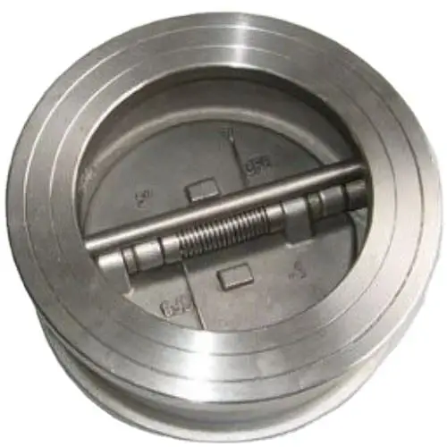 Sanitary Wafer Type Check Valve 304 316 Stainless Steel with Double Flap Welded Check Valve