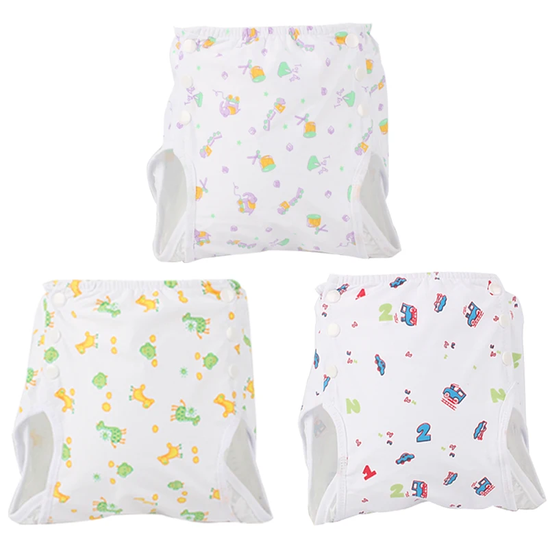 Wholesale price cotton baby diaper pants reusable nappies washable cloth diapers pant