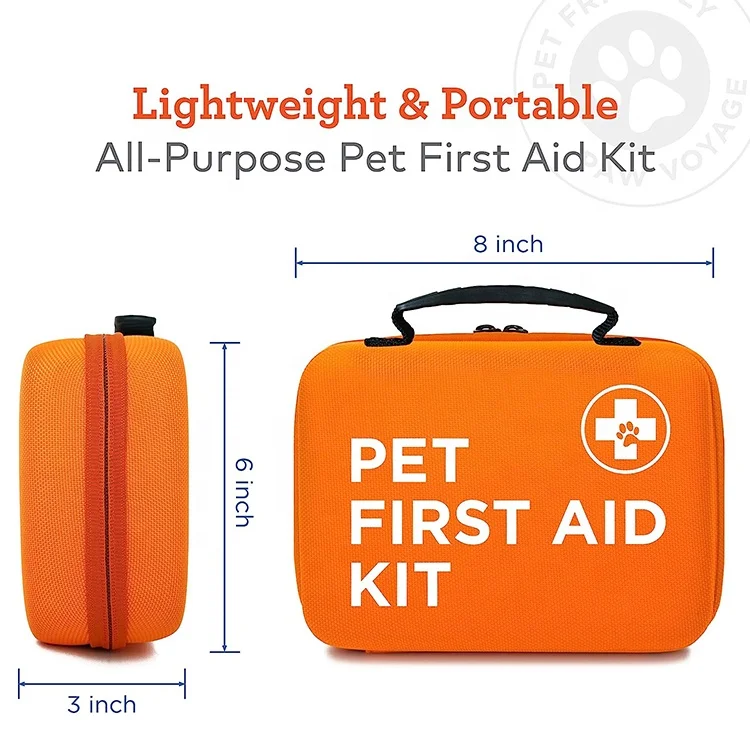 101 PCS Cat Dog First Aid Kit Travel Car Emergency Kit Pet Travel Box Vet First Aid Kit for Home