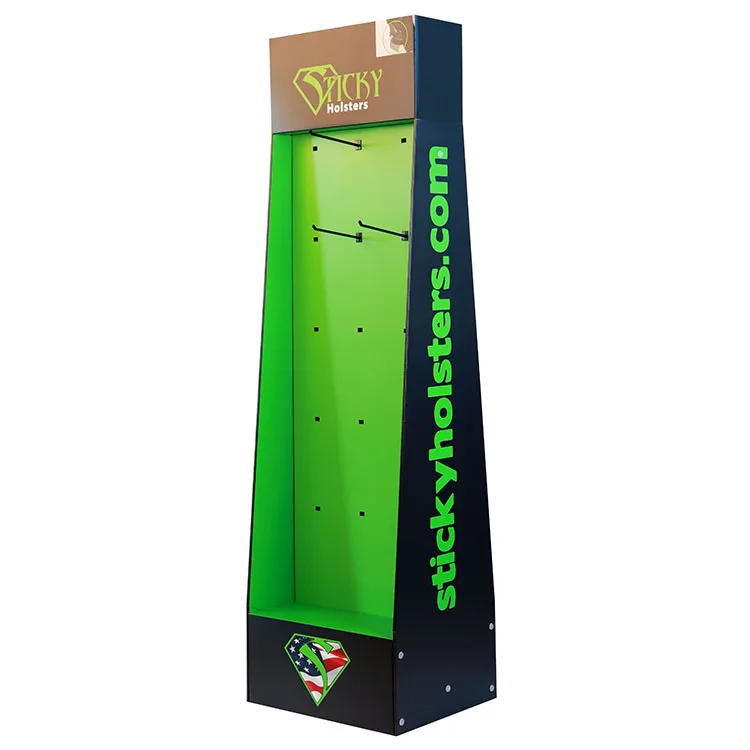 Bespoke POS Point of Sale Cardboard Hook Display Rack For mobile Phone Accessories