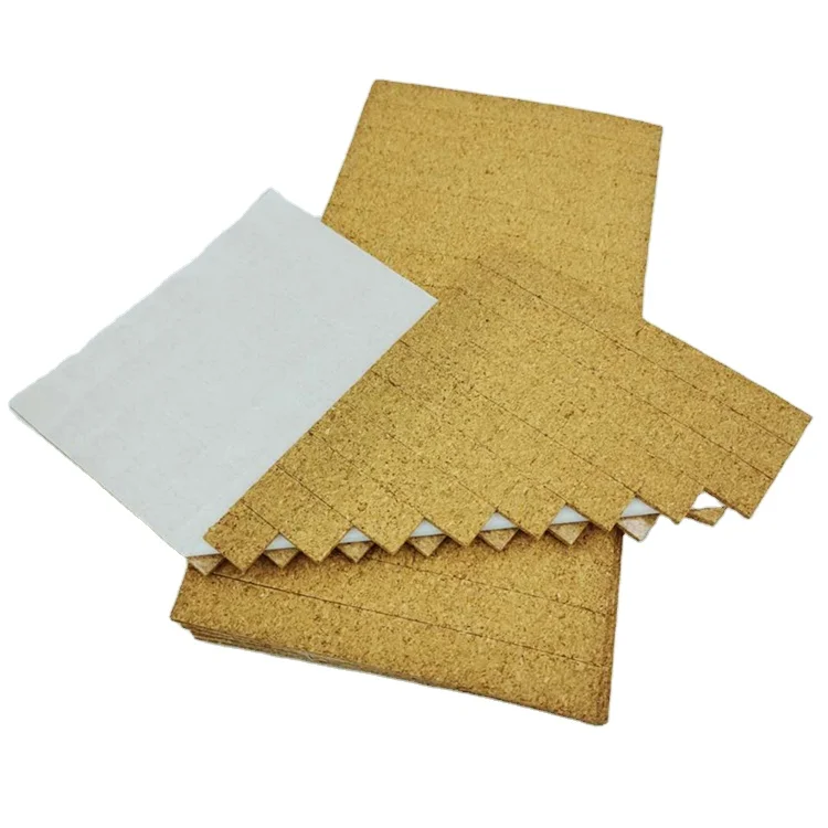 Hot Sale Self Sticky Cork Pad with PVC Foam Protector for Glass Separation Cork