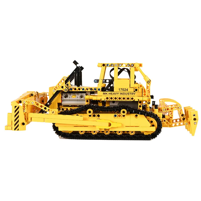 Mould King Technicals d10 dozer jcb17024  machinery APP remote control bulldozer engineering vehicle  building block toy car