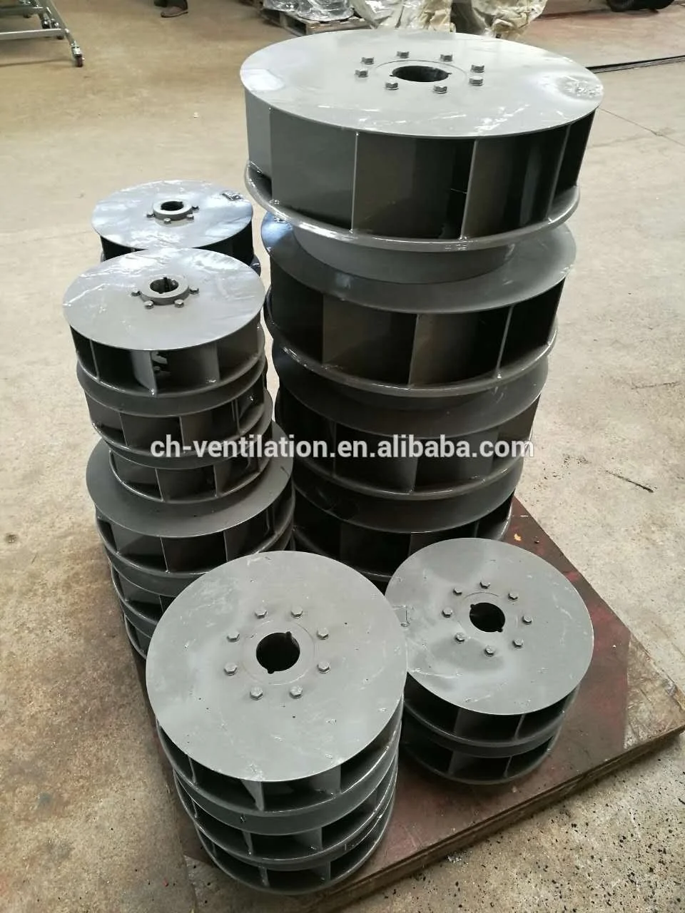 
Stainless steel forward centrifugal fan wheel impeller blades centrifugal blower 