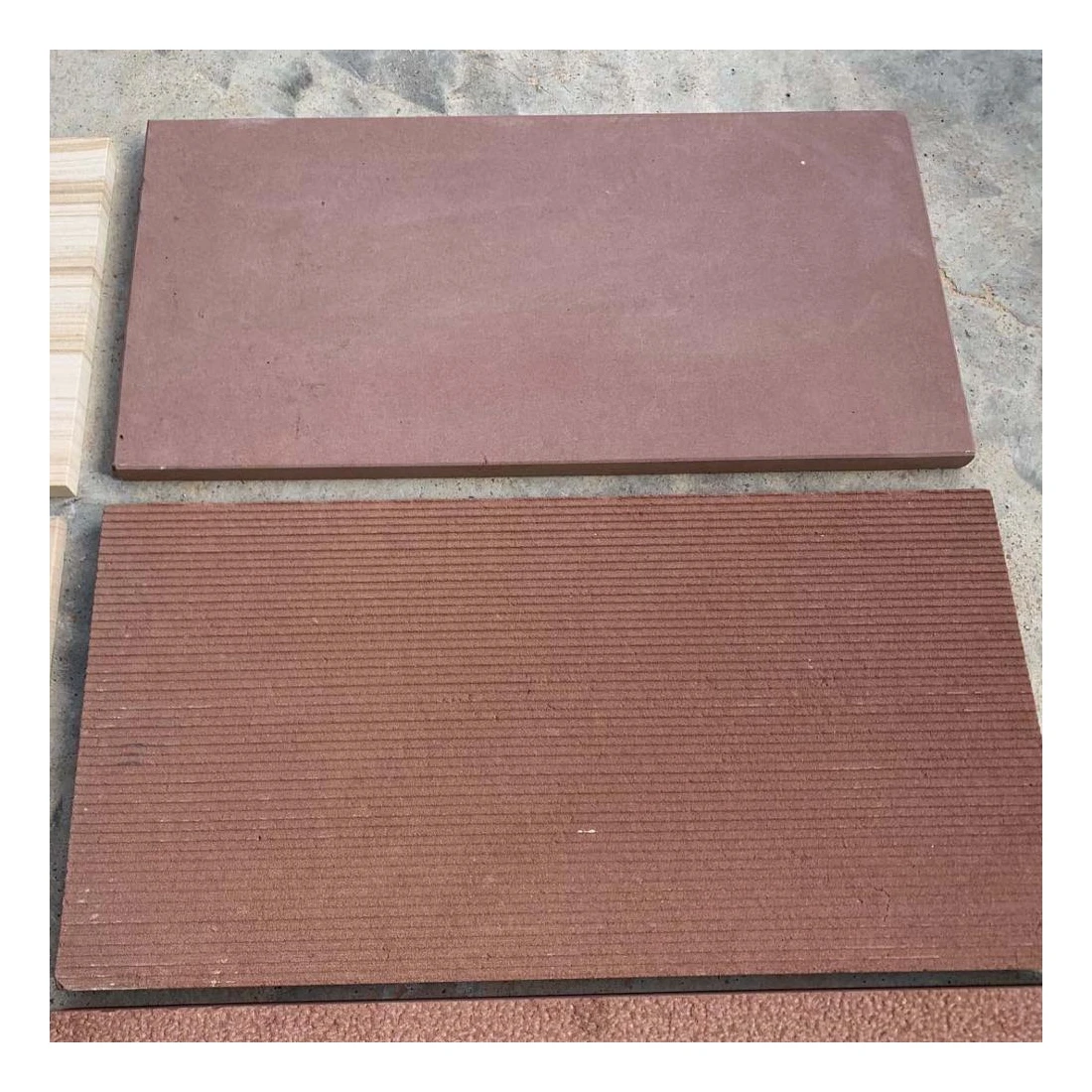indian red sandstone paving tiles