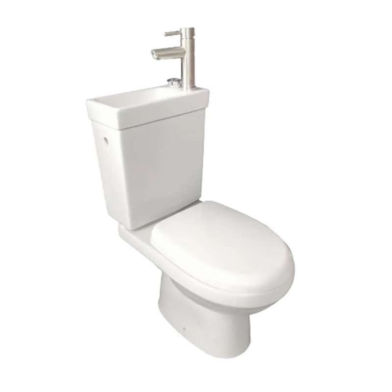 Bathroom Sanitary Ware 2 in 1 Toilet Basin Combo Combined Toilet And Sink For Toilet Tank Top