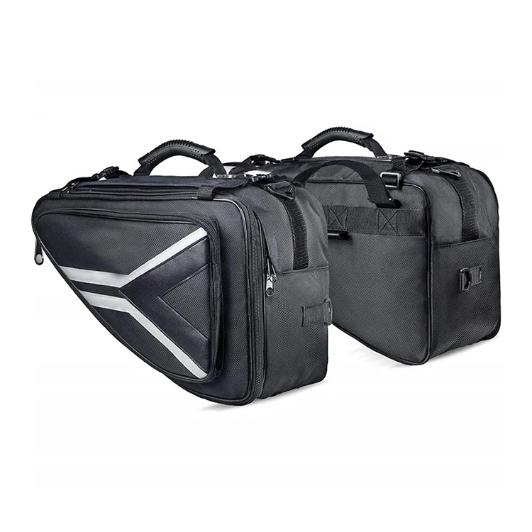 Factory Custom For Men Motorcycle Side Saddlebags Expandable Capacity Waterproof double Motorcycle Saddle Bag