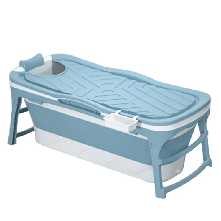 High quality customized color 1180MM household freestanding portable adult folding plastic bath tub