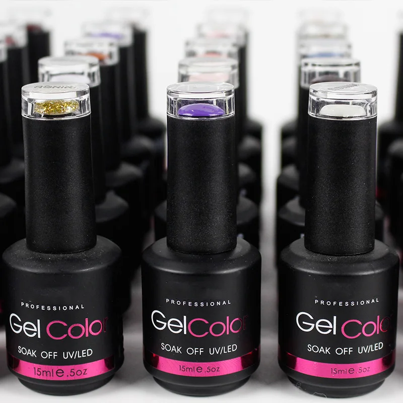 308 Colors Professional Nail Supplies soak off gel polish Custom Private label Color led lamp Lasting nail polish