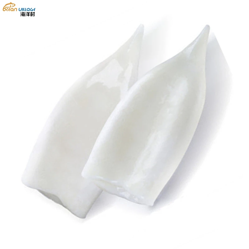 Shandong Ocean Village Food Hot Sale Frozen Squid Tubes 10kg / block Squid Tube Price