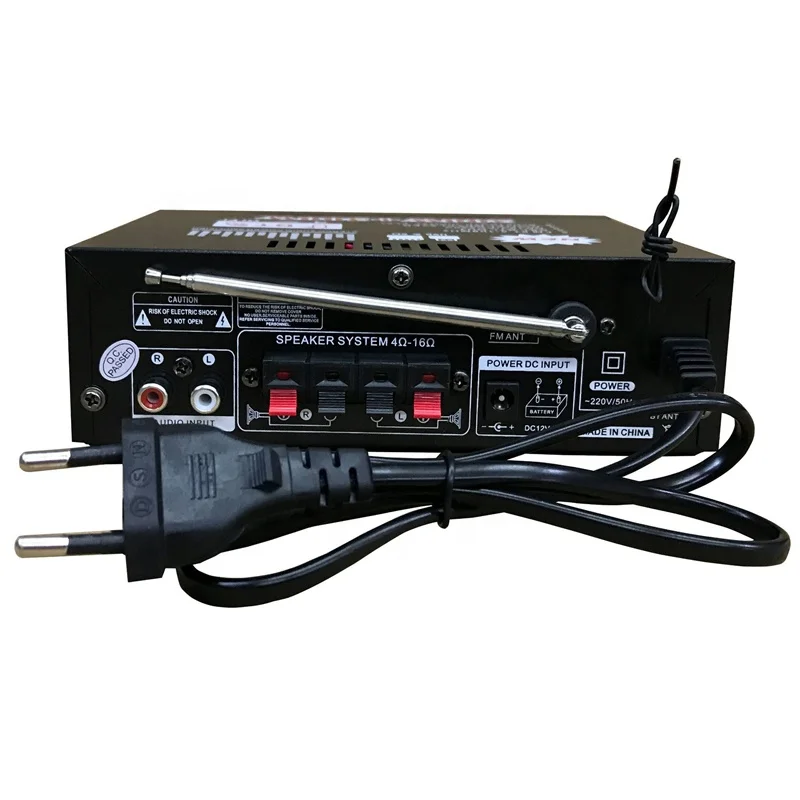 At Home In Car Digital Amplifiers Audio Display 300W+300W Digital HIFI Audio Stereo Power Amplifier 2 Channel Digital Amplifiers