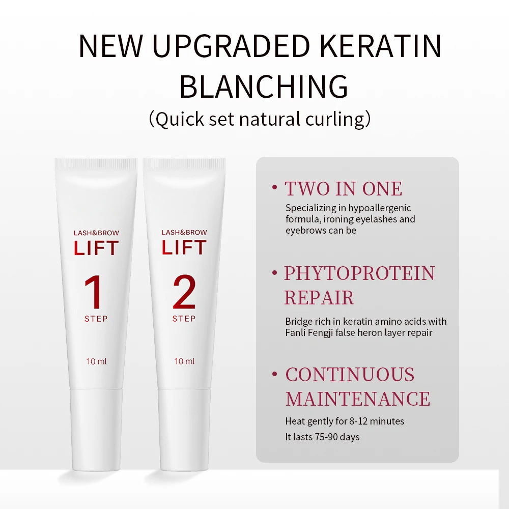 Iconsign 4IN1 Keratin Lash And Brow Lift Tube Perm Wimpern Eye Lash Lift And Brow Lamination Henna Eyelash Eyebrow Tint Dye Kit