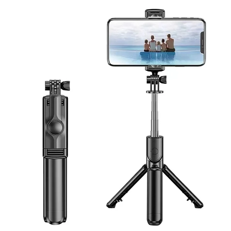 Wholesale Price Portable Universal Black Camera Tripods Mini Selfie Stick Phone Tripod for Shooting Vlog Video Photo