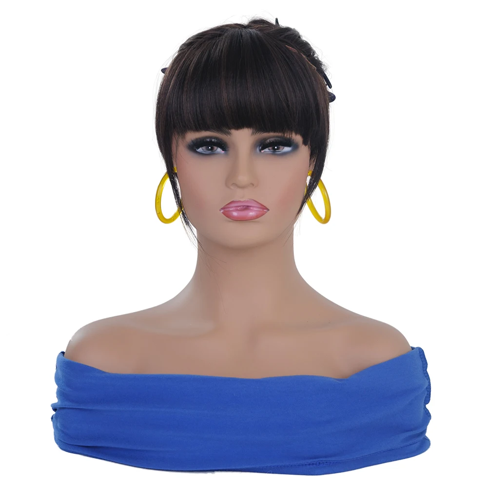 Free Ship In US  Realistic Mannequin Heads with Shoulders for Wigs Display Earrings Necklaces Hats display