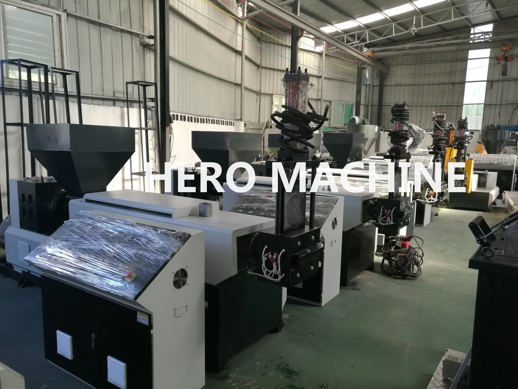 50-500Kg/h Single Screw PE PP Plastic Film Recycled Granulator Plastic PET Bottle Manufacturers Recycling Machine